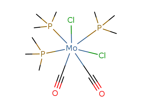 Molecular Structure of 83828-53-9 (Molybdenum, dicarbonyldichlorotris(trimethylphosphine)-)