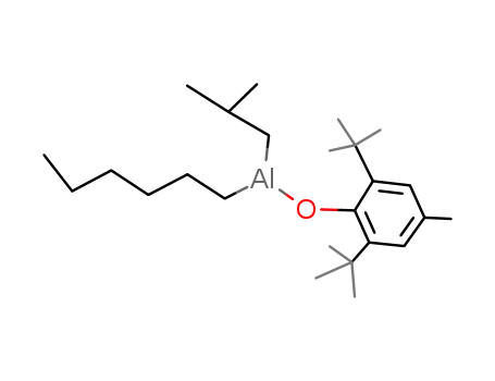 Molecular Structure of 106751-52-4 (Aluminum,
[2,6-bis(1,1-dimethylethyl)-4-methylphenolato]hexyl(2-methylpropyl)-)