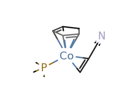 {cyclopentadienyl(trimethylphosphane)2(acrylonitrile)cobalt}