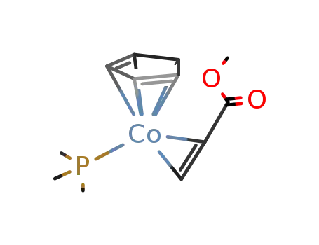 {cyclopentadienyl(trimethylphosphane)(acrylic acid methylester)cobalt}