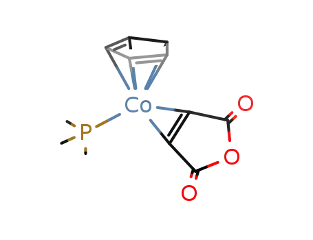 {cyclopentadienyl(trimethylphosphane)2(maleic anhydride)cobalt}