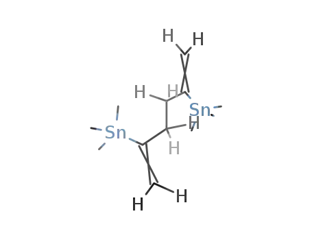 Molecular Structure of 90886-28-5 (Stannane, [1,4-bis(methylene)-1,4-butanediyl]bis[trimethyl-)