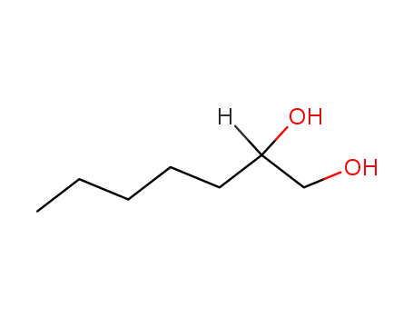 Molecular Structure of 3710-31-4 (1,2-Heptanediol)
