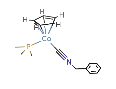(η(5)-C5H5)Co(PMe3)(CNCH2Ph)