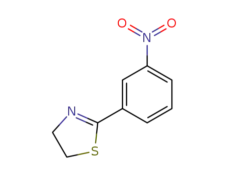 Molecular Structure of 96159-88-5 (2-(3-nitrophenyl)-4,5-dihydro-1,3-thiazole)