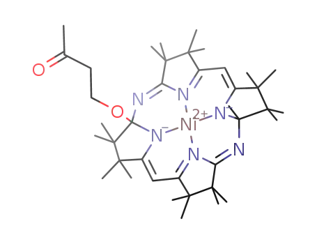 (+)-(1S,11R)-[1-(3'-Oxo-1'-butoxy)-2,2,3,3,7,7,8,8,11,12,12,13,13,17,17,18,18-heptadecamethyl-10,20-diaza-decahydroporphinato(2-)]-nickel