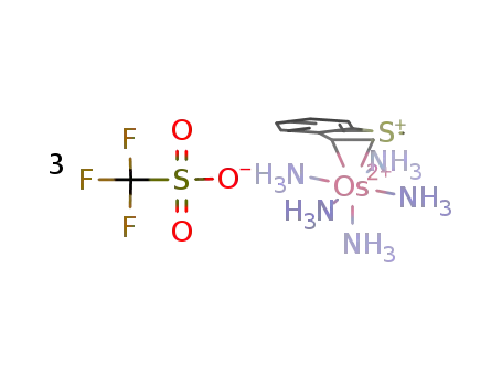 [4,5-η2-[Os(NH3)5]-1-methylbenzo[b]thiophenium](OTf)3