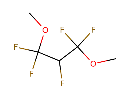 Molecular Structure of 758-62-3 (Propane, 1,1,2,3,3-pentafluoro-1,3-dimethoxy-)