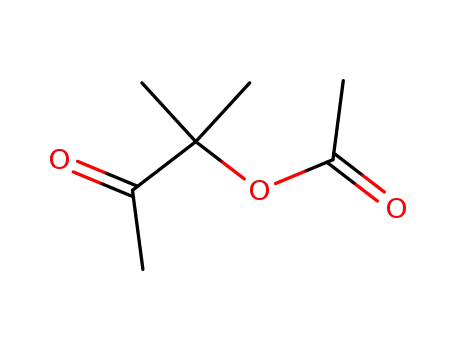 Molecular Structure of 10235-71-9 (3-ACETOXY-3-METHYL-2-BUTANONE)