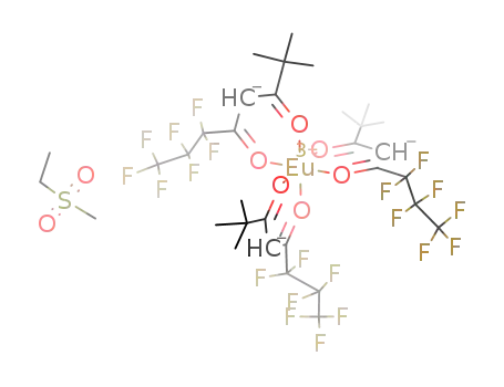 Eu(CF3CF2CF2COCHCOC(CH3)3)3*CH3SO2C2H5