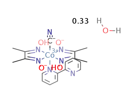 [CoCN(dimethylglyoximato)2(2,2'-bipyridine)]*1/3H2O