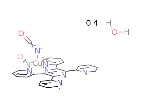 [Cu(2,3,5,6-tetrakis(2-pyridyl)pyrazine)(NCO)2]*0.4H2O