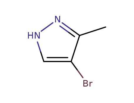 Molecular Structure of 13808-64-5 (4-Bromo-3-methylpyrazole)