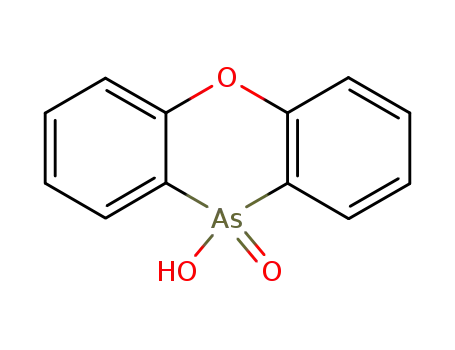 Molecular Structure of 4846-20-2 (10-Hydroxy-10H-phenoxarsine 10-oxide)