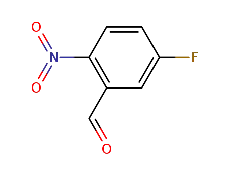 Molecular Structure of 395-81-3 (5-Fluoro-2-nitrobenzadehyde)