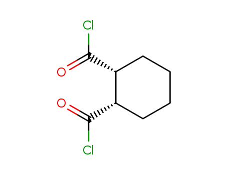 Molecular Structure of 60901-05-5 (1,2-Cyclohexanedicarbonyl dichloride, cis- (9CI))