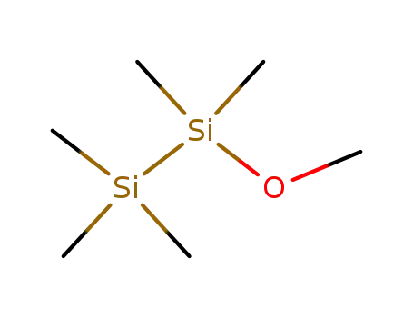 Molecular Structure of 18107-29-4 (METHOXYPENTAMETHYLDISILANE)