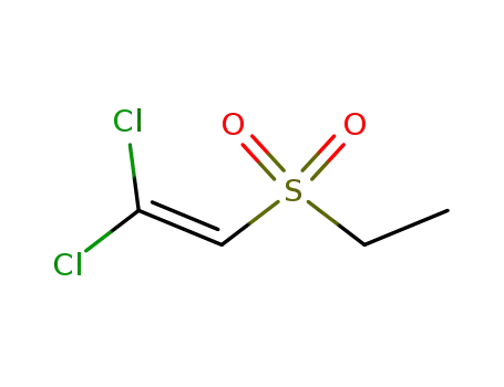 Molecular Structure of 70350-25-3 (Ethene, 1,1-dichloro-2-(ethylsulfonyl)-)