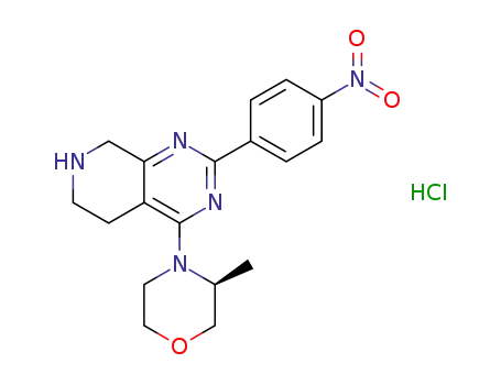 (S)-3-methyl-4-(2-(4-nitrophenyl)-5,6,7,8-tetrahydropyrido[3,4-d]pyrimidin-4-yl)morpholinehydrochloride