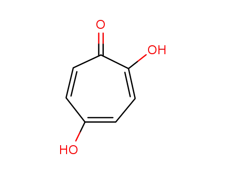 Molecular Structure of 15852-34-3 (2,5-Dihydroxy-2,4,6-cyclohepta-triene-1-one)