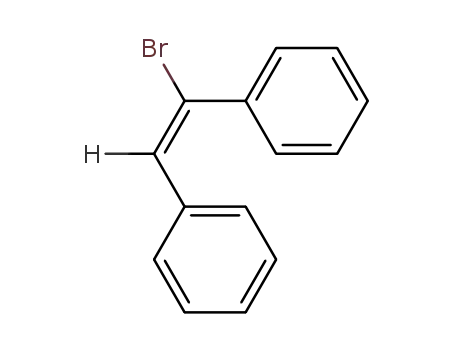 Molecular Structure of 14447-41-7 (Benzene, 1,1'-[(1E)-1-bromo-1,2-ethenediyl]bis-)