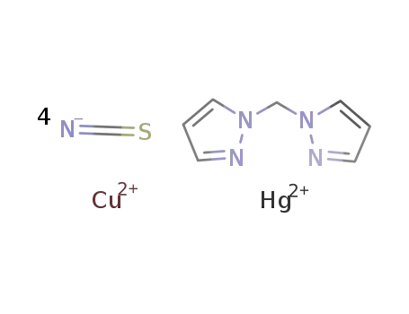 [Cu(bis(pyrazol-1-yl)methane)Hg(SCN)4]n