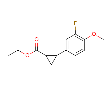 Ethyl 2-(3-fluoro-4-methoxyphenyl)cyclopropanecarboxylate