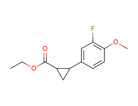 Ethyl 2-(3-fluoro-4-methoxyphenyl)cyclopropanecarboxylate