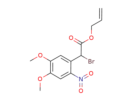 α-bromo-4,5-dimethoxy-2-nitrophenylacetic acid allyl ester