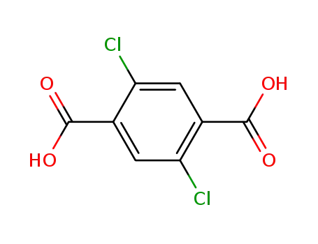 Molecular Structure of 13799-90-1 (2,5-DICHLOROTEREPHTHALIC ACID)