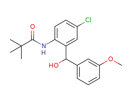 N-{4-chloro-2-[hydroxy(3-methoxyphenyl)methyl]-phenyl}-2,2-dimethylpropanamide