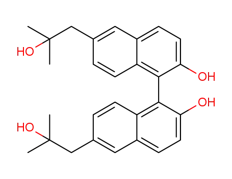 6,6'-bis(2-hydroxy-2-methylpropyl)-1,1'-binaphthyl-2,2'-diol