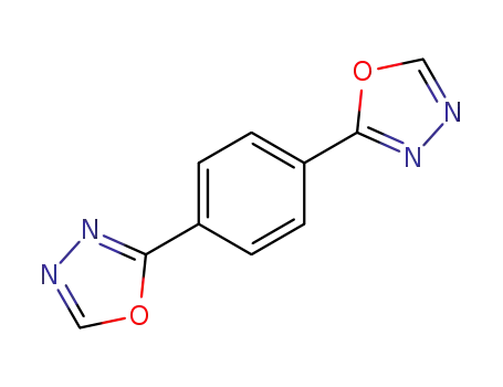 Molecular Structure of 23571-78-0 (1,3,4-Oxadiazole, 2,2'-(1,4-phenylene)bis-)