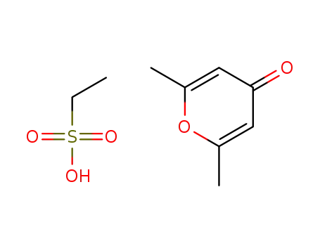 4-hydroxy-2,6-dimethylpyrylium ethanesulfonate