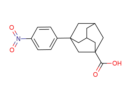 Molecular Structure of 7123-76-4 (3-(4-NITROPHENYL)ADAMANTANE-1-CARBOXYLIC ACID)