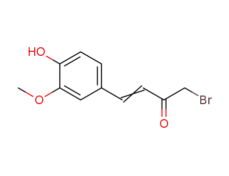 bromomethyl 4-hydroxy-3-methoxystyryl ketone