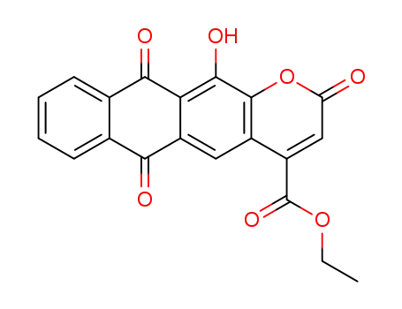 ethyl 6,11-dihydro-12-hydroxy-2,6,11-trioxo-2H-naphtho[2,3-g]chromene-4-carboxylate