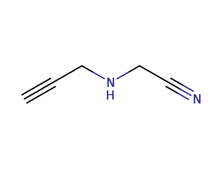 Molecular Structure of 56096-28-7 (Acetonitrile, (2-propynylamino)-)