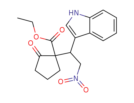 ethyl-1-[1-(1H-indol-3-yl)-2-nitro-ethyl]-2-oxocyclopentanecarboxylate