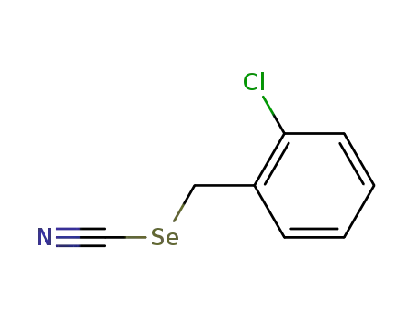 Molecular Structure of 57239-47-1 (Selenocyanic acid, (2-chlorophenyl)methyl ester)