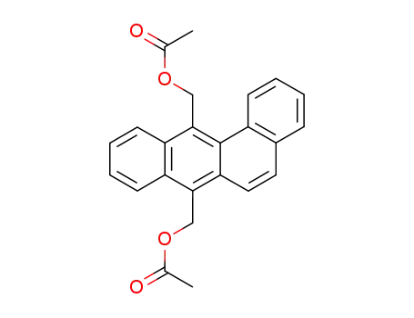 Molecular Structure of 63018-62-2 (Benz[a]anthracene-7,12-dimethanol=diacetate)