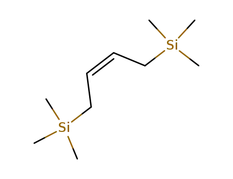 Molecular Structure of 16054-34-5 (Silane, 2-butene-1,4-diylbis[trimethyl-, (Z)-)