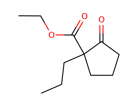 Molecular Structure of 56197-54-7 (ethyl 2-oxo-1-propylcyclopentanecarboxylate)