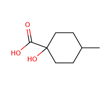 Molecular Structure of 41248-15-1 (1-Hydroxy-4-methylcyclohexane-1-carboxylic acid)