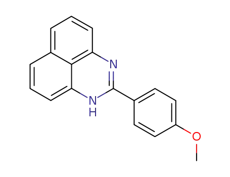 Molecular Structure of 25110-46-7 (2-(4-Methoxyphenyl)-1H-perimidine)