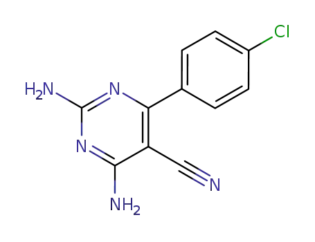 2,4-diamino-6-(4-chlorophenyl)-5-pyrimidinecarbonitrile