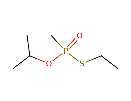 Molecular Structure of 32317-03-6 (Phosphonothioic acid, methyl-, S-ethyl O-(1-methylethyl) ester)