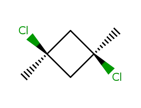 Molecular Structure of 2983-77-9 (Cyclobutane, 1,3-dichloro-1,3-dimethyl-, cis-)