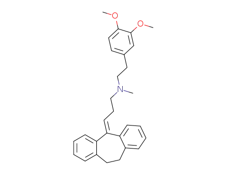 3-(5,6-dihydrodibenzo[2,1-b:1',2'-e][7]annulen-11-ylidene)-N-[2-(3,4-dimethoxyphenyl)ethyl]-N-methylpropan-1-amine