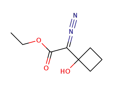 ethyl 2-diazo-2-(1-hydroxycyclobutyl)acetate